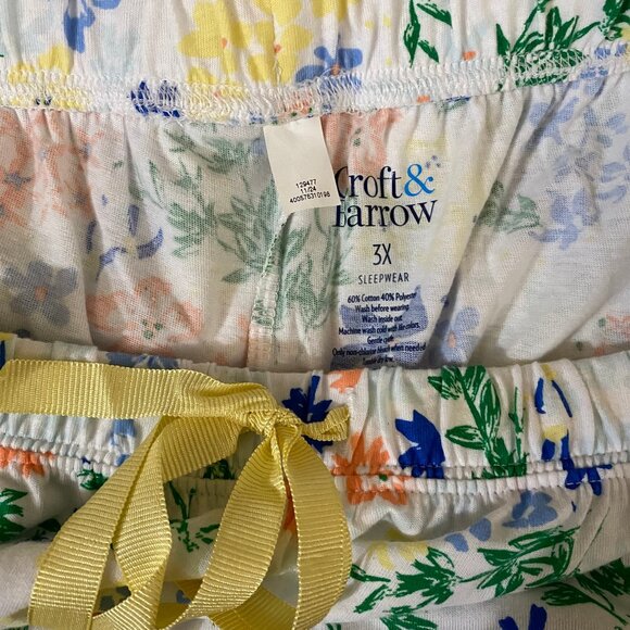 Croft & Barrow Top & Capri Pajama 3X - Picture 9 of 9